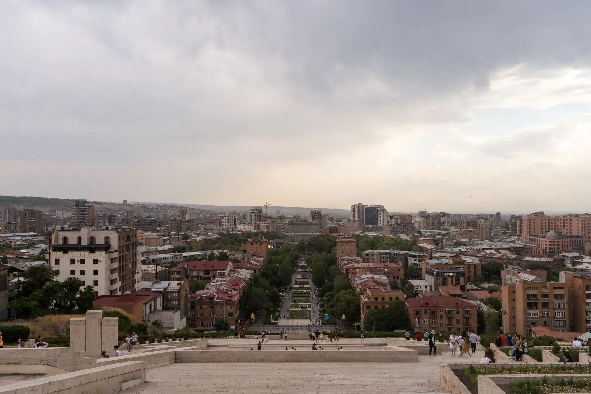 the cascade complex in yerevan, armenia